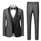 Casual Wedding Blazers Coat Vest Pants 3 Pieces Set