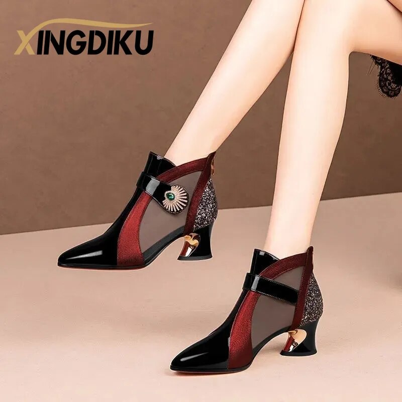 Retro British Style Heels