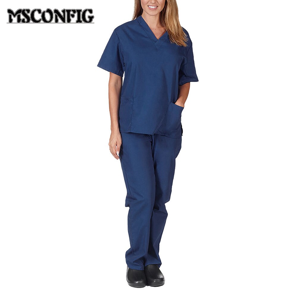 High Quality Solid Color Nursing Scrubs