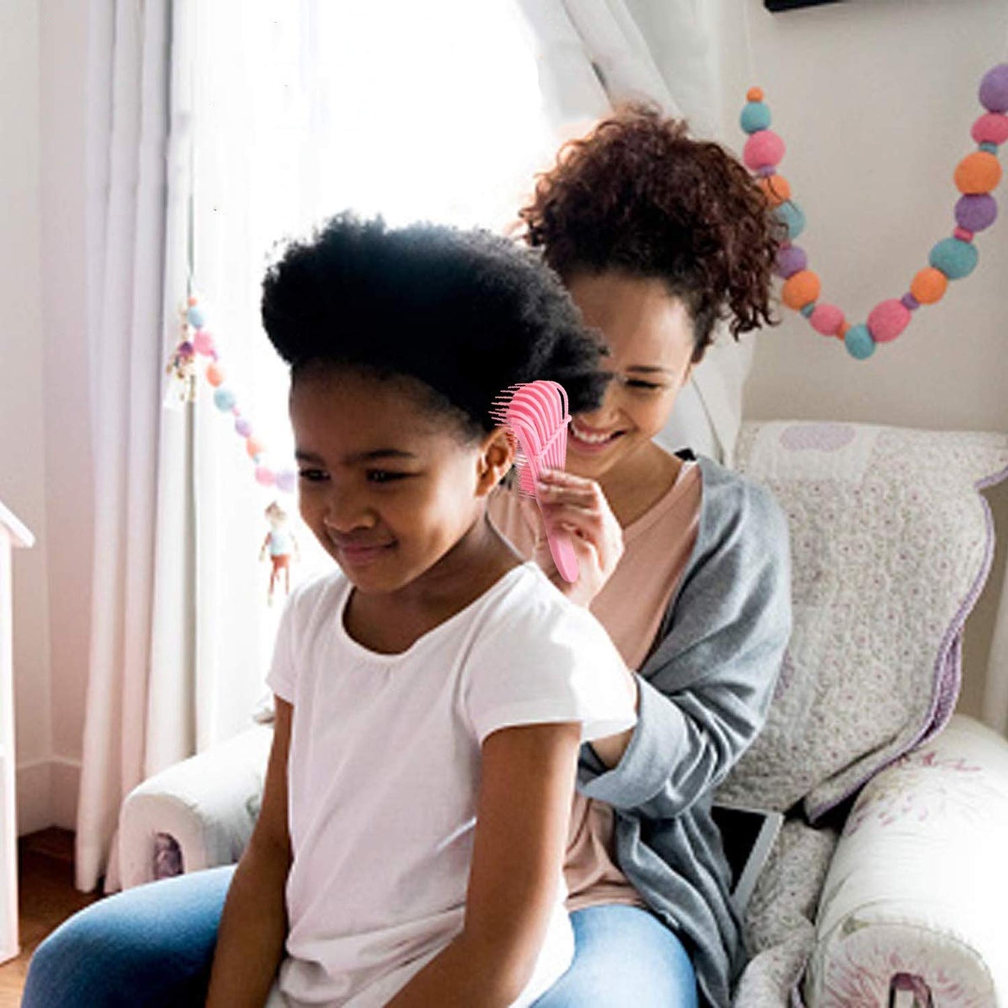 Hair Brush Detangling & Massage