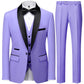 Casual Wedding Blazers Coat Vest Pants 3 Pieces Set