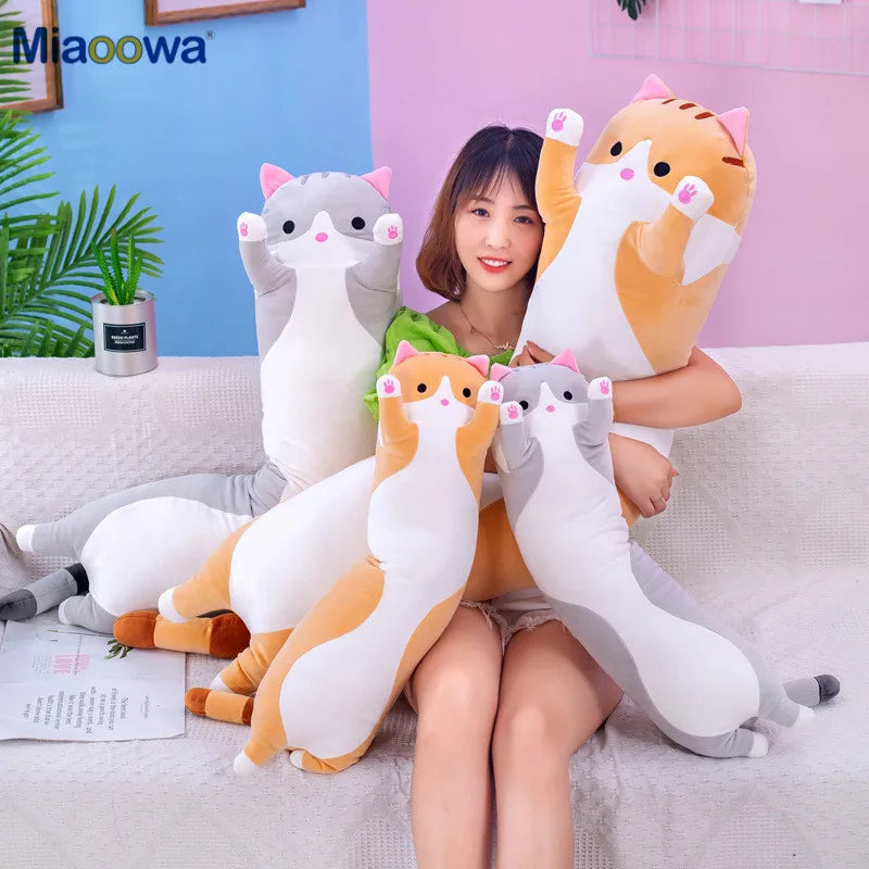 19 to 27 inches Cute Soft Long Cat Plush Toys