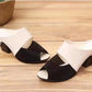 Cut-out Open Toe Slip On Heels