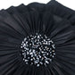 Stylish Black Skirt with Big Flower