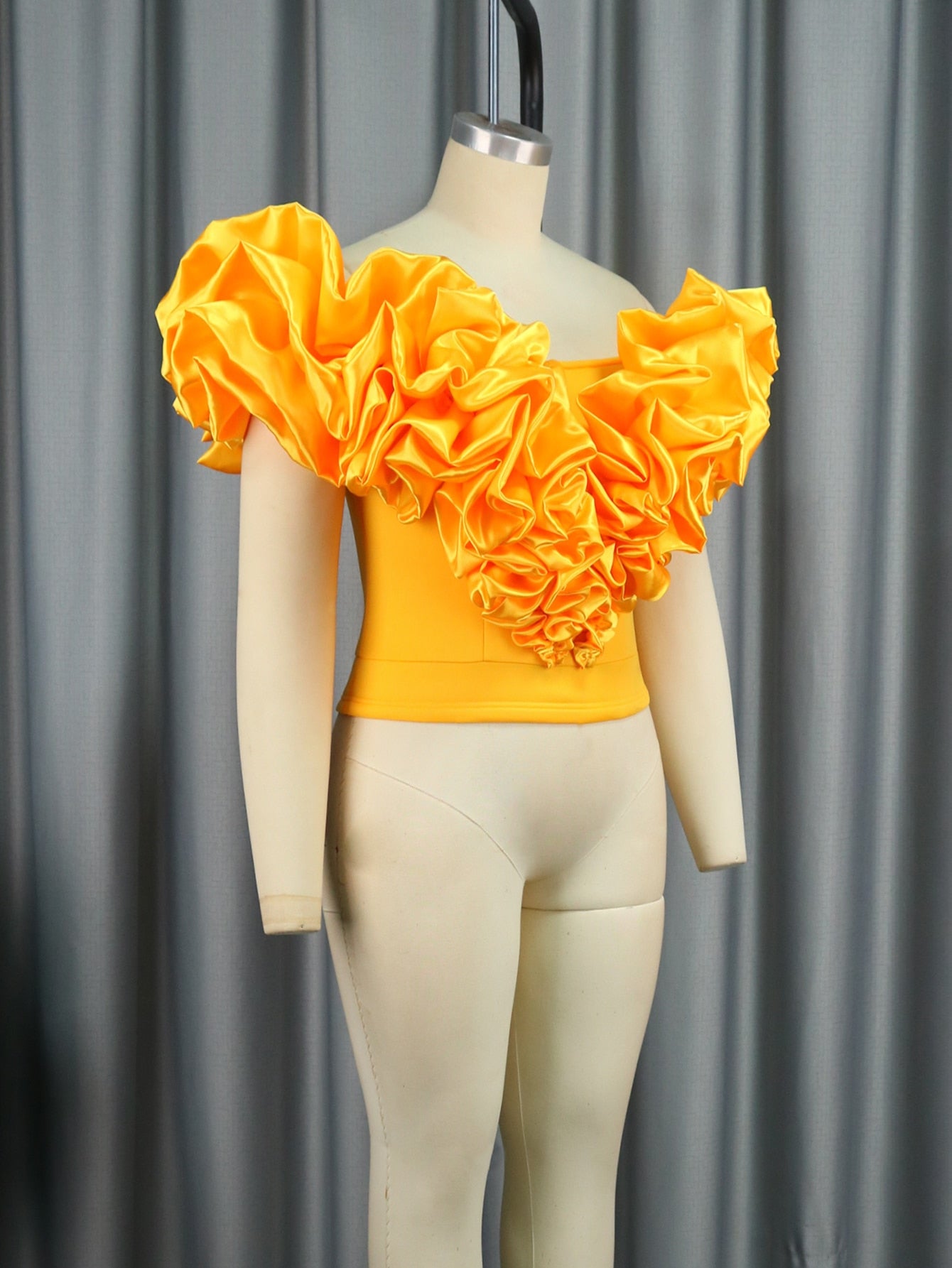 Women Blouse Tops  Short Sleeve Ruffle Off Shoulders