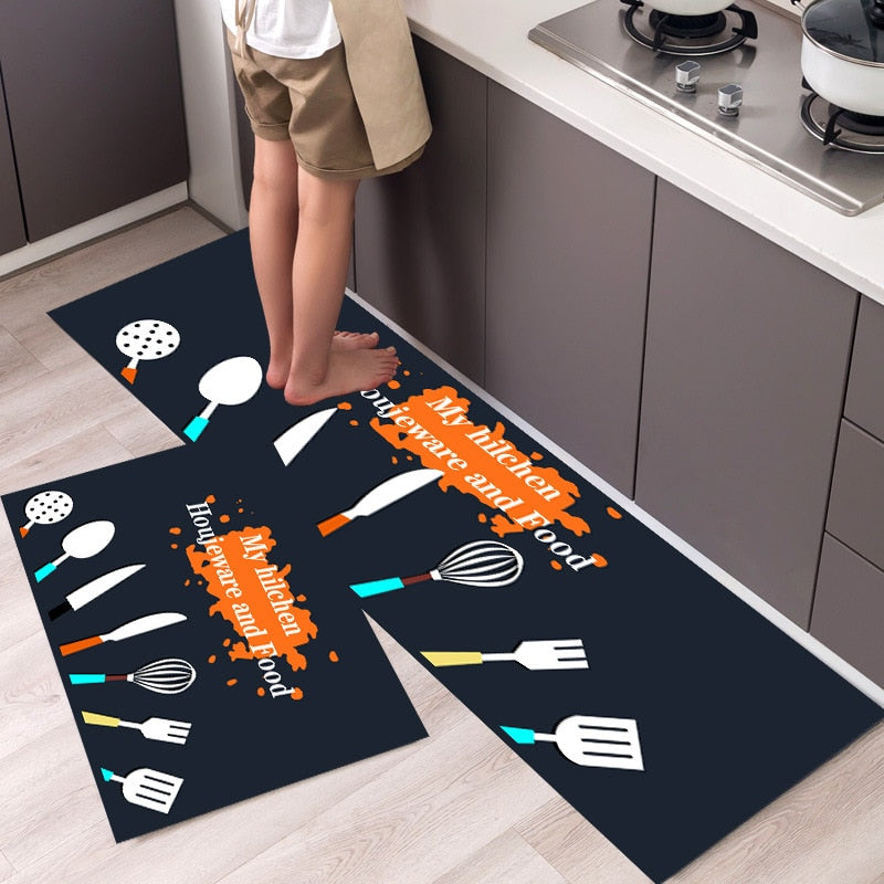 Long Kitchen Carpet  Anti-Slip Mat