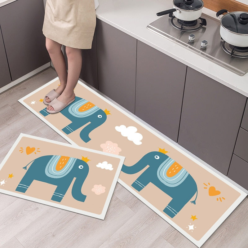 Long Kitchen Carpet  Anti-Slip Mat