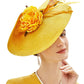 Elegant Butterfly Flowers Exaggerated Tea Party Kentucky Derby Hat Fascinator