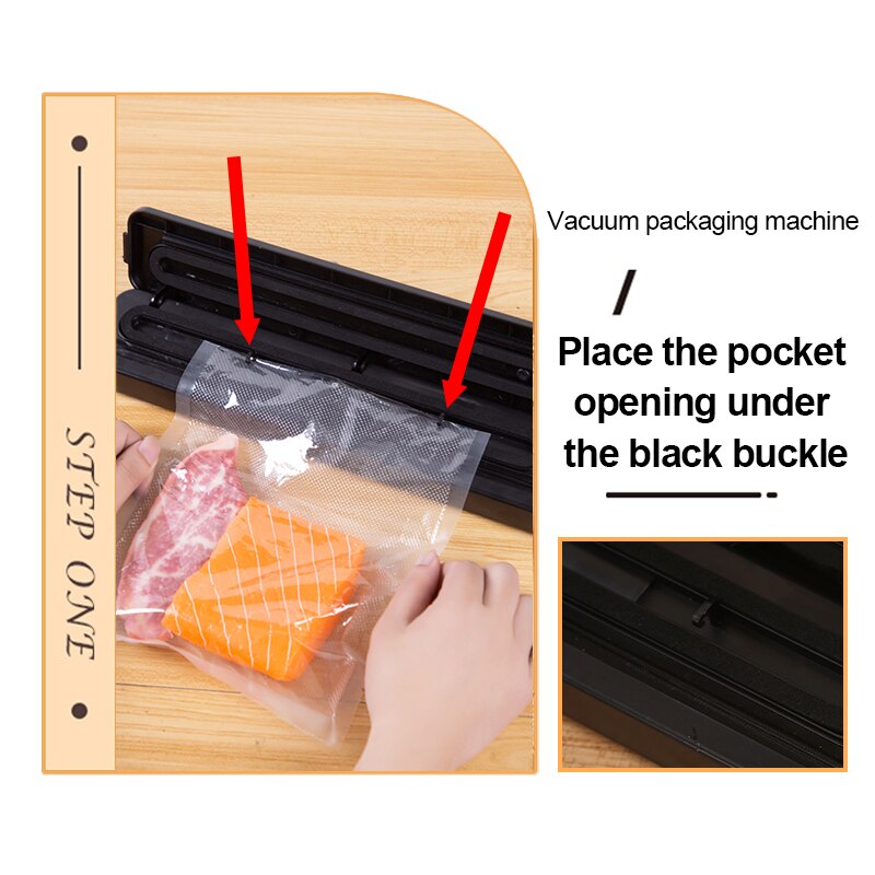 Vacuum Sealer Packaging Machine with Free 10pcs Vacuum Bags