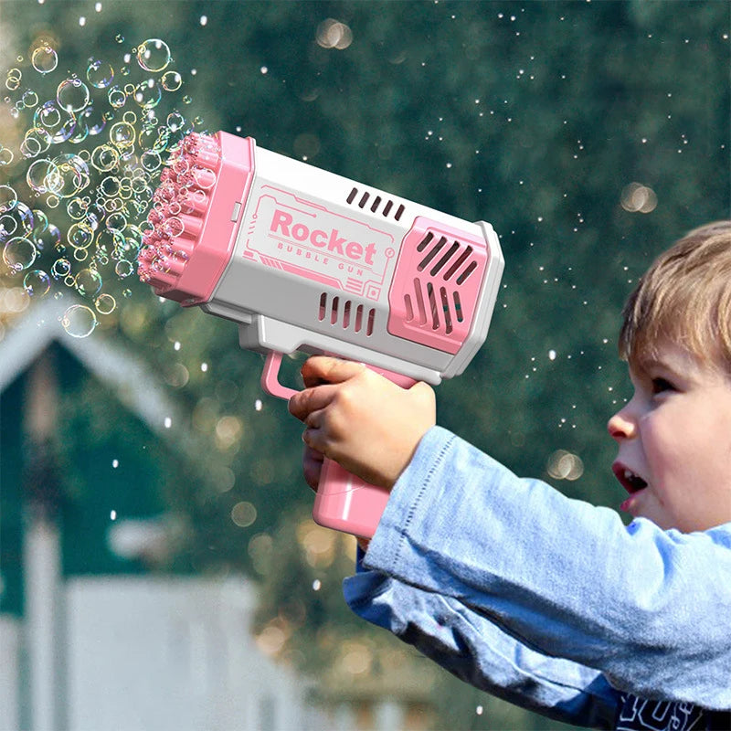 40 hole handheld bubble machine gun