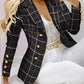 Butterfly Blazer Suit and Pants Two 2 Piece Set for Women 2022