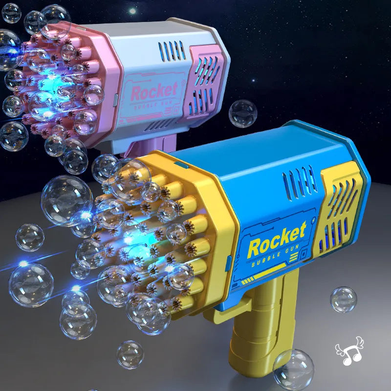 40 hole handheld bubble machine gun