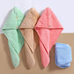 Microfiber Hair Towel,Care Cap with Button,