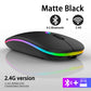 Rechargeable Bluetooth Wireless gaming Mouse with 2.4GHz USB RGB 1600DPI