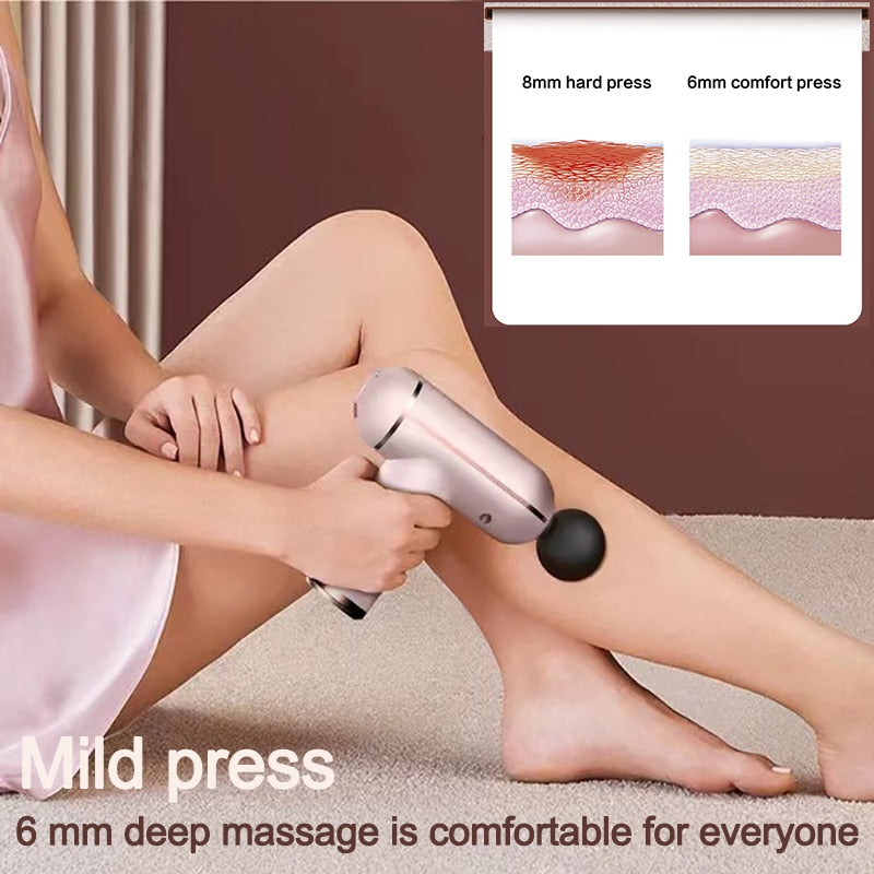 LCD Display Portable Pain Relieving Massage Gun