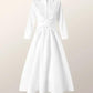 Lapel Solid Strap Evening Dresses