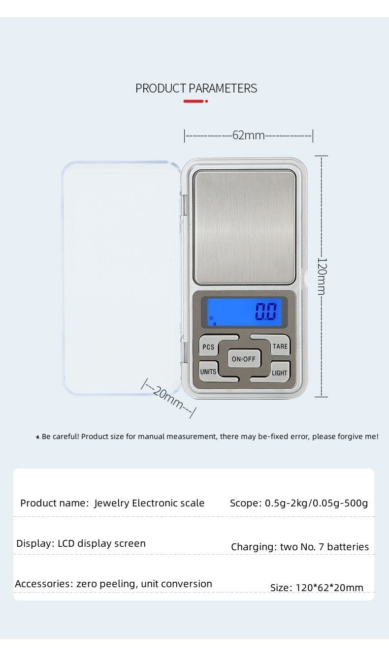 Kitchen Weighing Digital Mini Scale