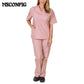 High Quality Solid Color Nursing Scrubs