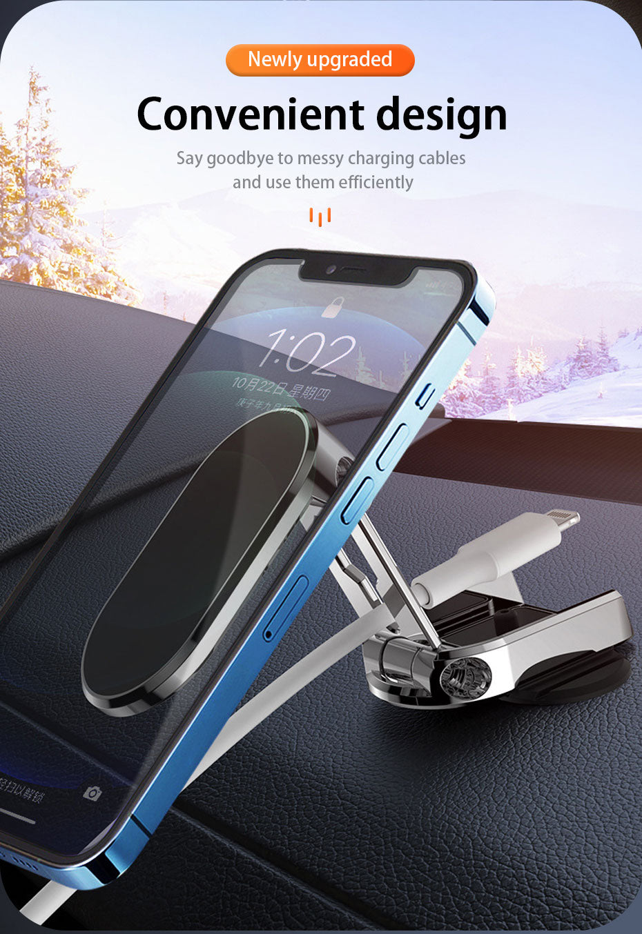 Magnetic Mobile Phone Holder 360° Rotatable