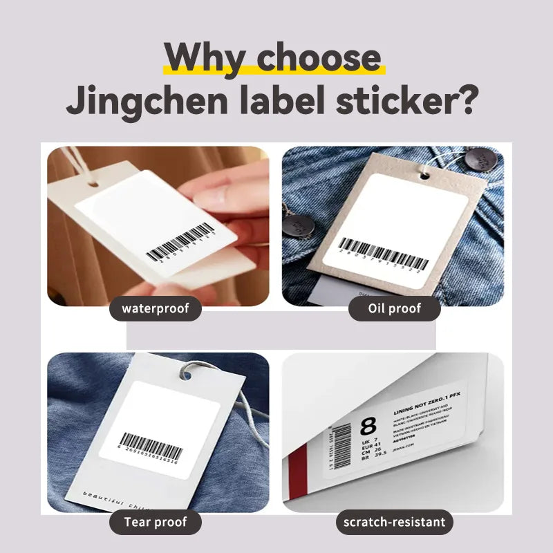 Tear-proof Water Oil-proof Adhesive label sticker