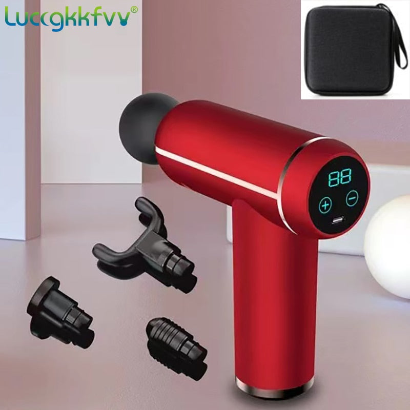 LCD Display Portable Pain Relieving Massage Gun