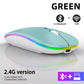 Rechargeable Bluetooth Wireless gaming Mouse with 2.4GHz USB RGB 1600DPI