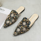 Rivet Flat Women Slip-On Mules Sandals