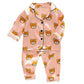 cartoon suit boys' and girls' casual pajamas suits