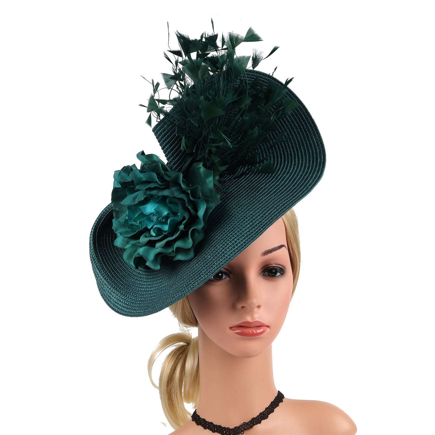 Elegant Butterfly Flowers Exaggerated Tea Party Kentucky Derby Hat Fascinator
