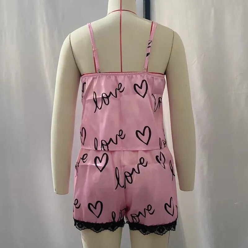 2 Piece Sets Women's Pajama Sexy comfortable