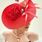 Elegant Butterfly Flowers Exaggerated Tea Party Kentucky Derby Hat Fascinator