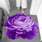 Blue Flower Shaped Carpets