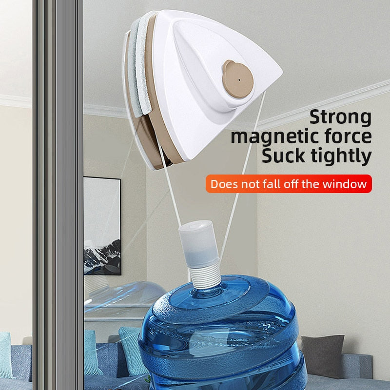 Double-Sided Magnetic Glass Window Cleaner