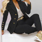 Butterfly Blazer Suit and Pants Two 2 Piece Set for Women 2022