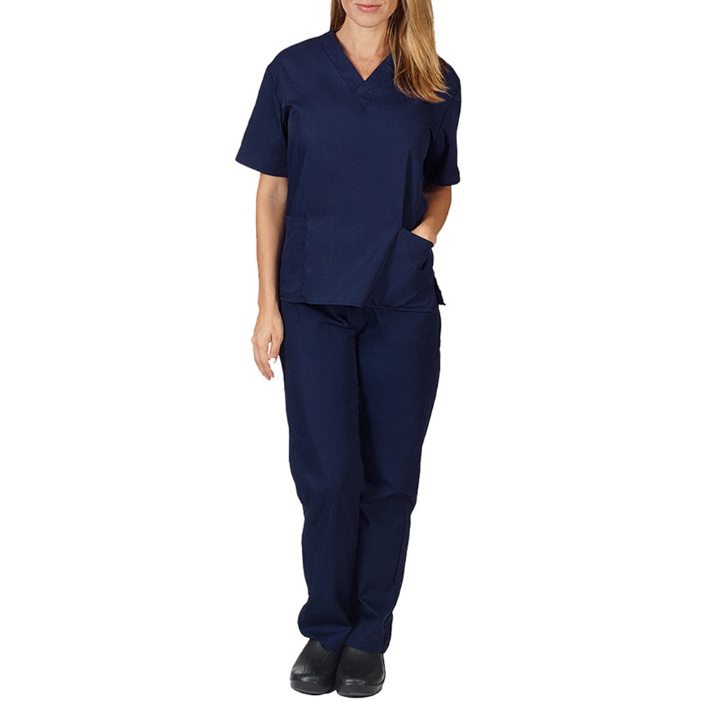 High Quality Solid Color Nursing Scrubs