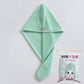 Microfiber Hair Towel,Care Cap with Button,