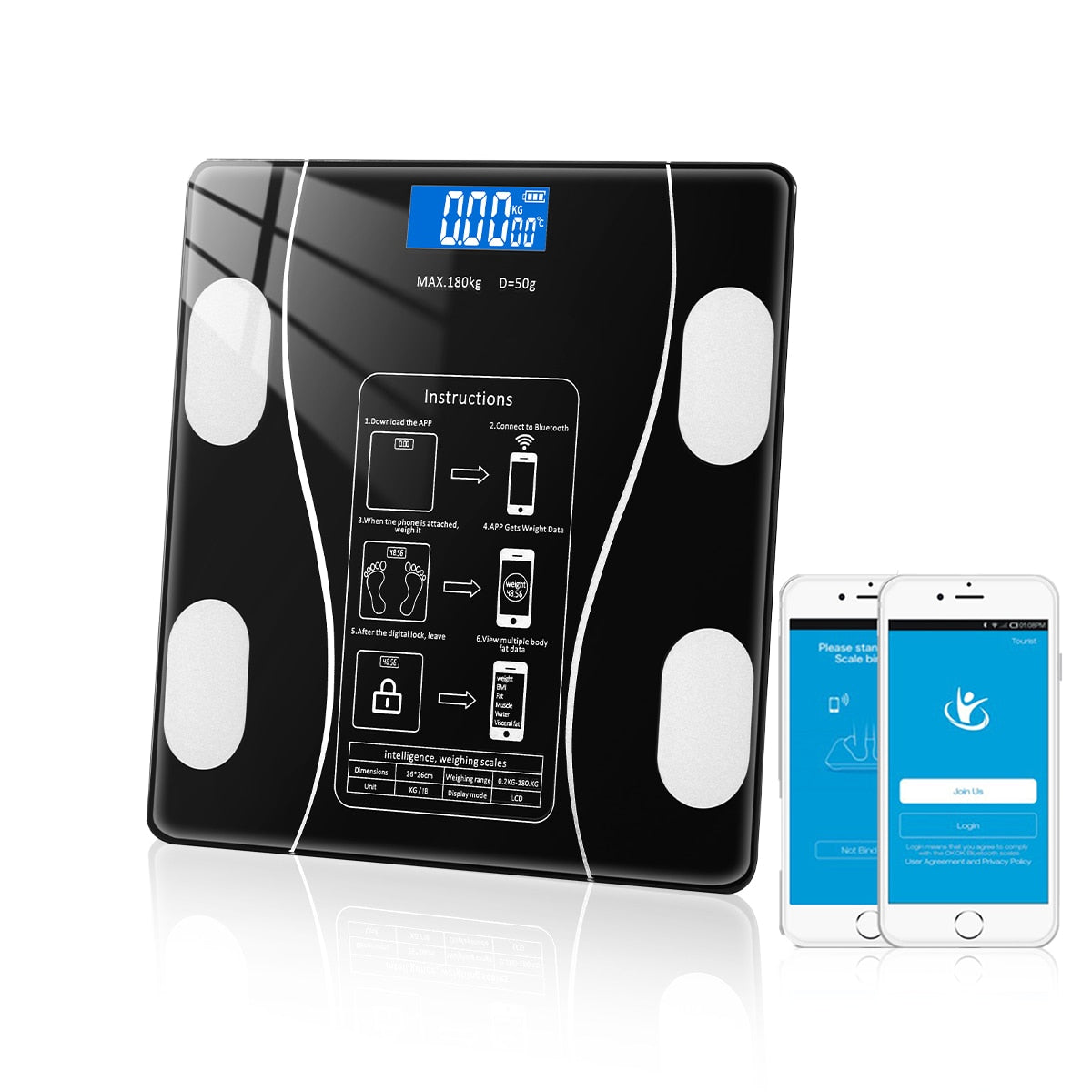 LED Digital Smart Weight Scale