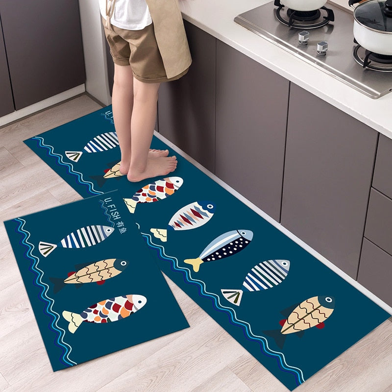 Long Kitchen Carpet  Anti-Slip Mat