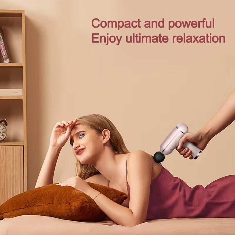 LCD Display Portable Pain Relieving Massage Gun