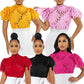 Short Sleeve Hollow Out Mesh Lace T-shirt Sheer See Through Crop Top