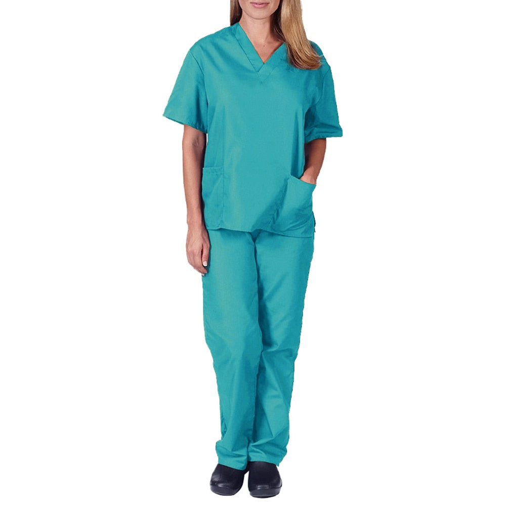 High Quality Solid Color Nursing Scrubs