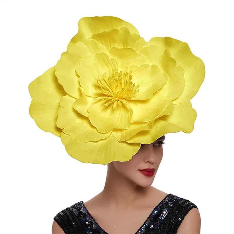 Large Flower Hat