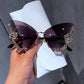 Luxury Diamond Butterfly Sunglasses