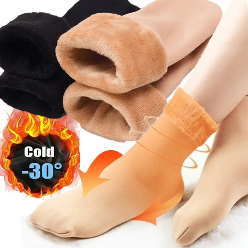 5Pairs Winter Warm Thermal Short Socks