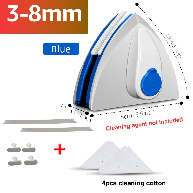 Double-Sided Magnetic Glass Window Cleaner