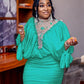 2 Two Piece Set Plus Size African Dresses