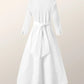 Lapel Solid Strap Evening Dresses