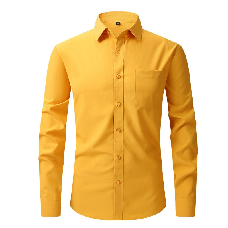 Yellow Men's Dress Shirts