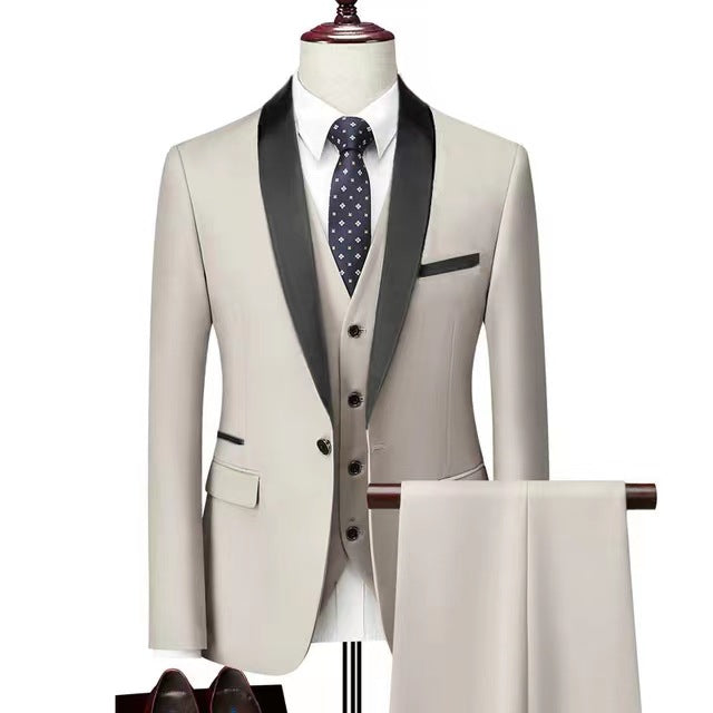 Men 3 Pieces Suit Set Men Wedding Suits Groom Tuxedos