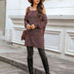 Cold Shoulder Square Neck Knit Top